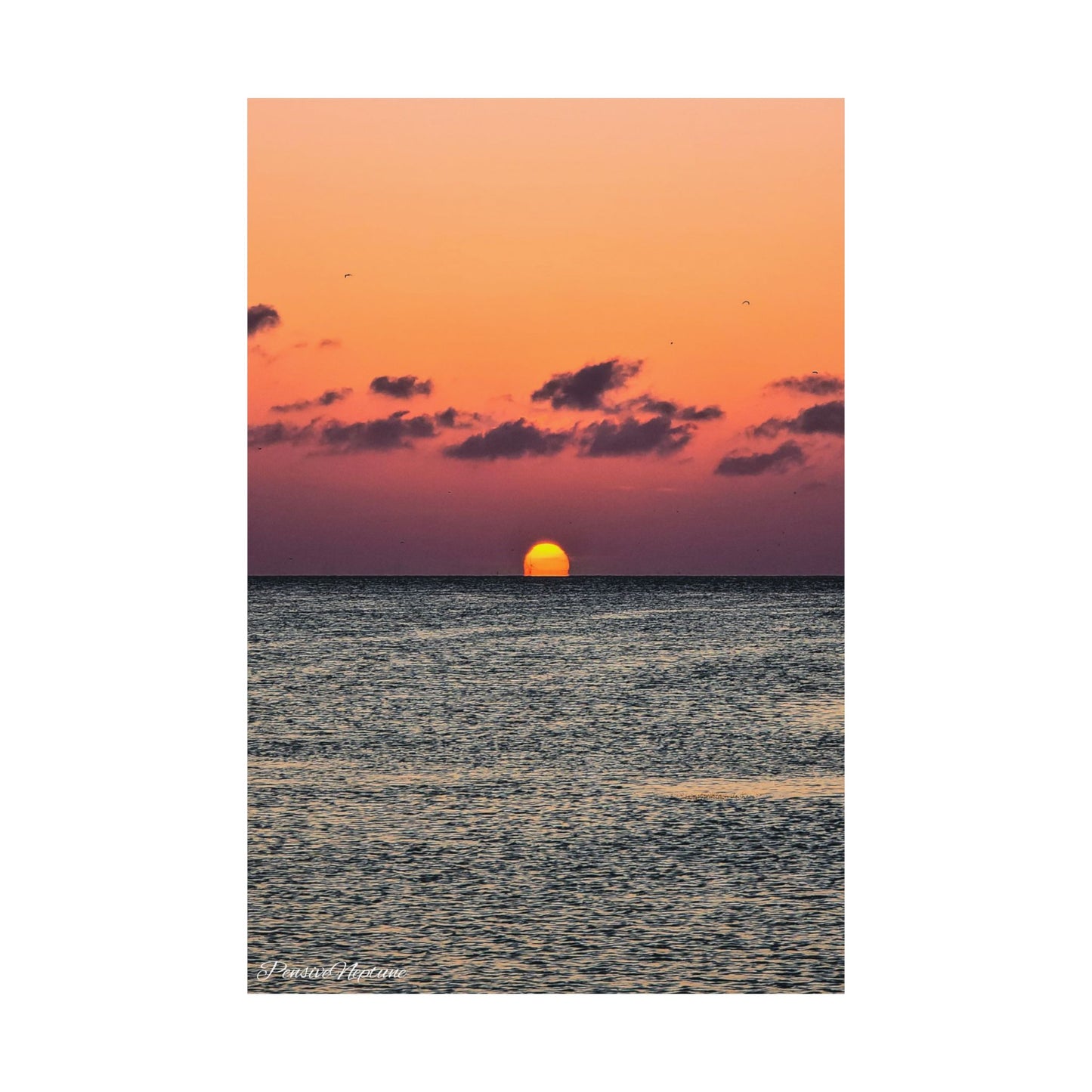 Sunset over the Ocean
