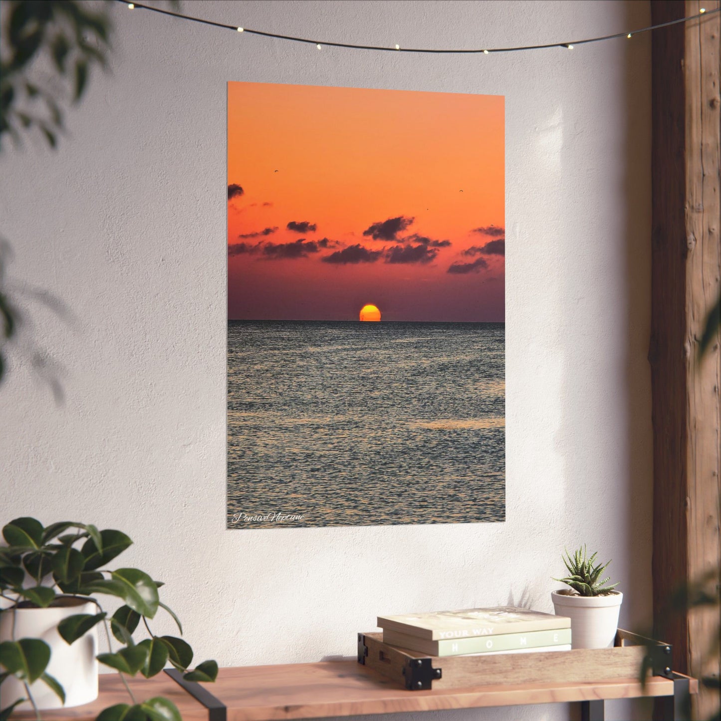 Sunset over the Ocean