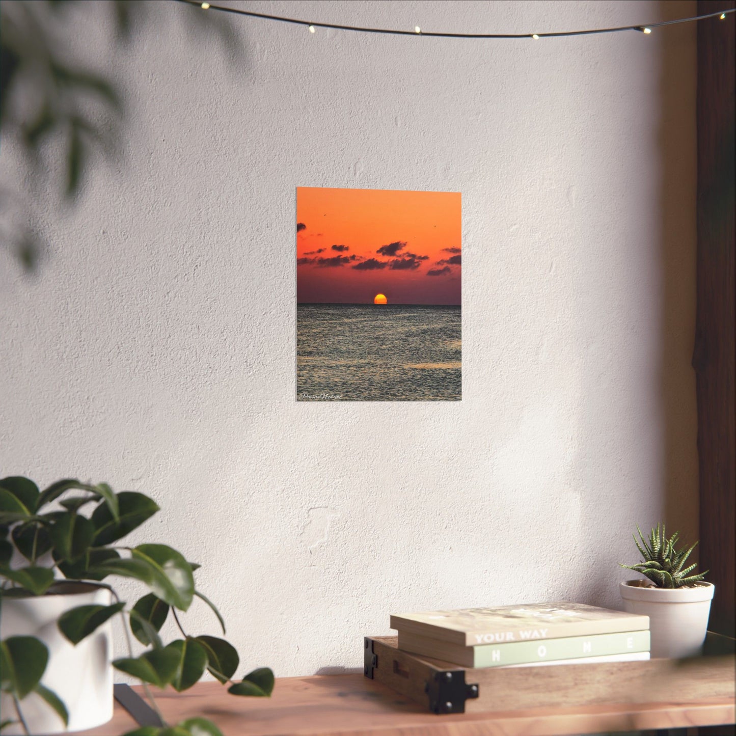 Sunset over the Ocean