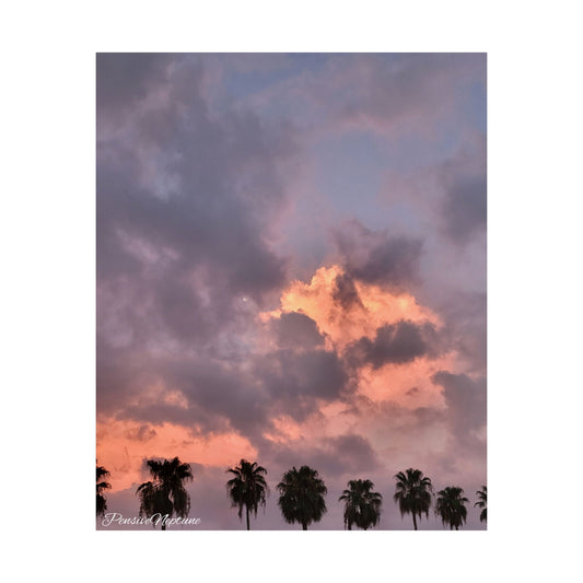 Blazing pink twilight