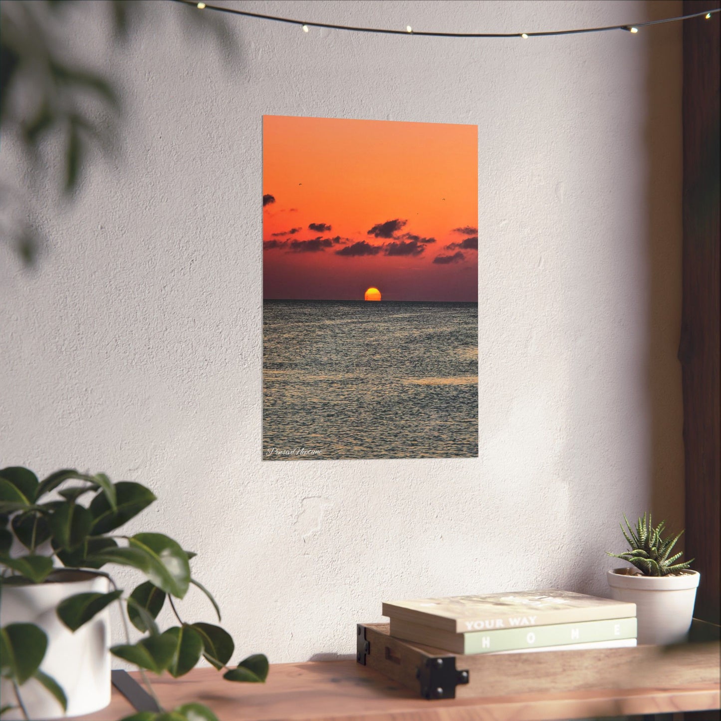 Sunset over the Ocean
