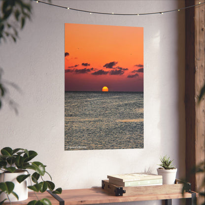 Sunset over the Ocean